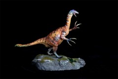 1/35 Tyrannosaurus Rex VS Therizinosaurus Dinosaur Model Animal GK Decor Figure