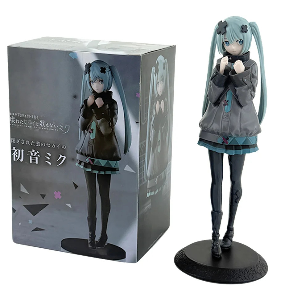 Hatsune Miku Anime Figure 8inch Kawaii PVC Collectible Model Toy Doll