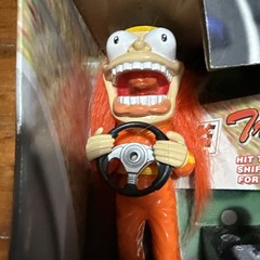Gemmy Road Rage Racer Figure Orange Hair Orange Suit VTG 2005 Decor New in Box
