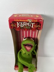 Vtg 1977 Kermit the Frog Fisher Price #850 Jim Henson Muppets Plush W/ Box