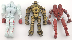 3 Action Figures Real Steel Twin Cities. Six Shooter, Ambush by Jakks Pacific