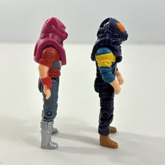 1986 Kenner MASK Matt Trakker & Jaques LaFleur Figures from Volcano w/ Masks