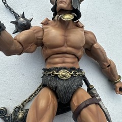Harvinger Studios Barbarian 1/12 Action Figure Incomplete Loose Fantasy HTF