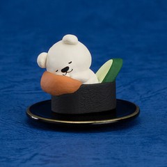 Japanese Blind Box Bag Fake Food Sushi Bear Mini Figure 1 Random Surprise Toy
