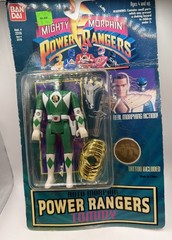 Power Rangers Auto Morphin Legacy Collection Baindai Green Tommy Figure