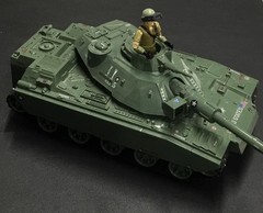 Vintage GI Joe Mobat Tank Vehicle 1982 Steeler Figure Complete w Manual, Card!