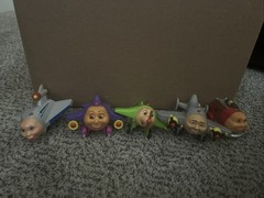Lot Of 5 2003 JJ The Jet Plane Figures