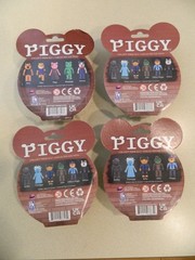 NEW Piggy Lot of 4 Action Figures: Dinopiggy, Alfis, Willow & Frostiggy