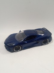 Jada Toys Bigtime Muscle 1:24 2020 Chevy Corvette Stingray Blue Die-cast Car New
