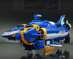 [Deep Bite] Metal Cardbot S Shark Submarine Transformer Robot Toy Official