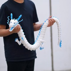 47.5inch 3D Printed dragon Model,Articulated Animals figure,Toys Home Decor