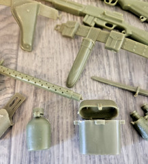 1960s Buddy Charlie / Stony Smith 12″ Figure Accessories Weapons Lot Marx