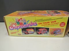 Alvin Chipmunks Touring Van Ideal CBS Toys Playset in box 1983