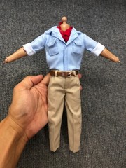 1/6 Custom Jurassic Park Alan Grant Suit Outfit for body Action Figure 12 inch
