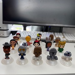 Disney 100 Years of Wonder McDonalds Toy Lot 19 Figures Marvel Star Wars Goofy