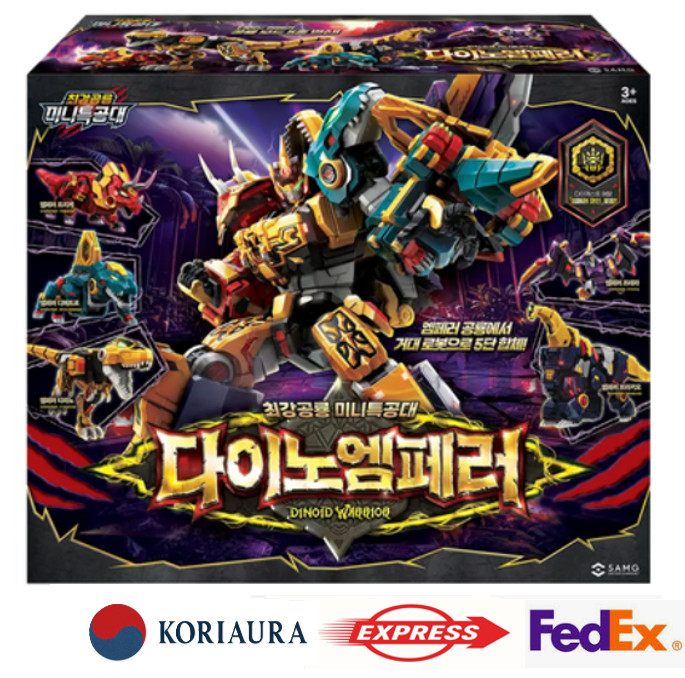 Miniforce Dinoid Warrior DINO EMPEROR Ultimate 5-Integration Dinosaur Robot 2025