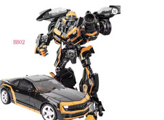 New Bumblebee Black Autobot BMB BB-02 Actions Figure Deformabl Robot Toys 11″