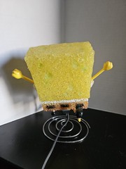 Nickelodeon SpongeBob Squarepants Electric Night Light Desk Lamp Plastic Resin