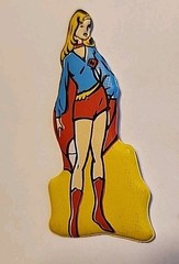Vtg RARE VHTF DC Comics Supergirl Catwoman Figure Duo Set Rare Italy 1983