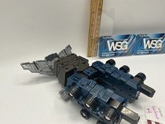 Transforming Toy Semi Truck Blue & Green #3 TRANSFORMER Warbotron Robot Off Road