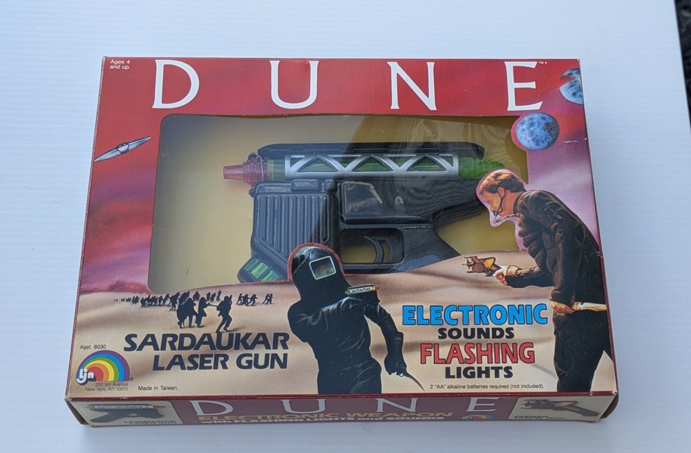 1984 Dune Sardaukar Laser Gun Never Removed From Package **FREE SHIPPING**