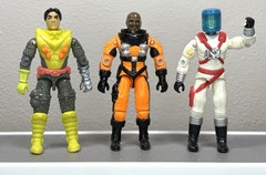 Lot of 3 Vintage GI Joe Action Figures – 1994 Sci-Fi, Roadblock, and Payload