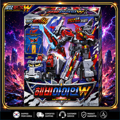 Metal Cardbot Season 3 Heavy Iron W Transforming Robot Figure Korean Toy