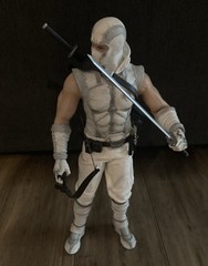 Three Zero G.I. Joe FigZero Storm Shadow 1/6 Scale Figure Displayed Loose