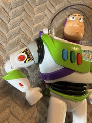 Buzz Lightyear Talking Figure Thinkway Disney Pixar Wings Pop Open
