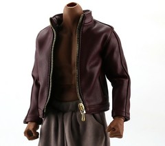 1/6 Short Coat Casual Leather Jacket Fit 12” Action Figure