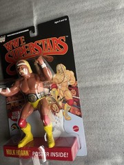 WWE Wrestling Superstars LJN Mattel Hulk Hogan Tan Skin Black Card🔥