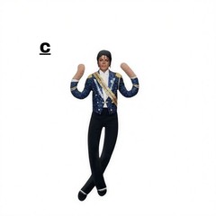 Michael Jackson Cosplay Doll Plush Stuffed Figure Abstract Joint Mobility Toy