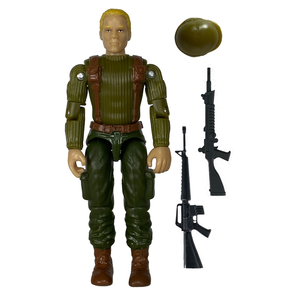 3.75 Inch o-ring Action Figure Trooper Soldier Greenshirt g.i. joe