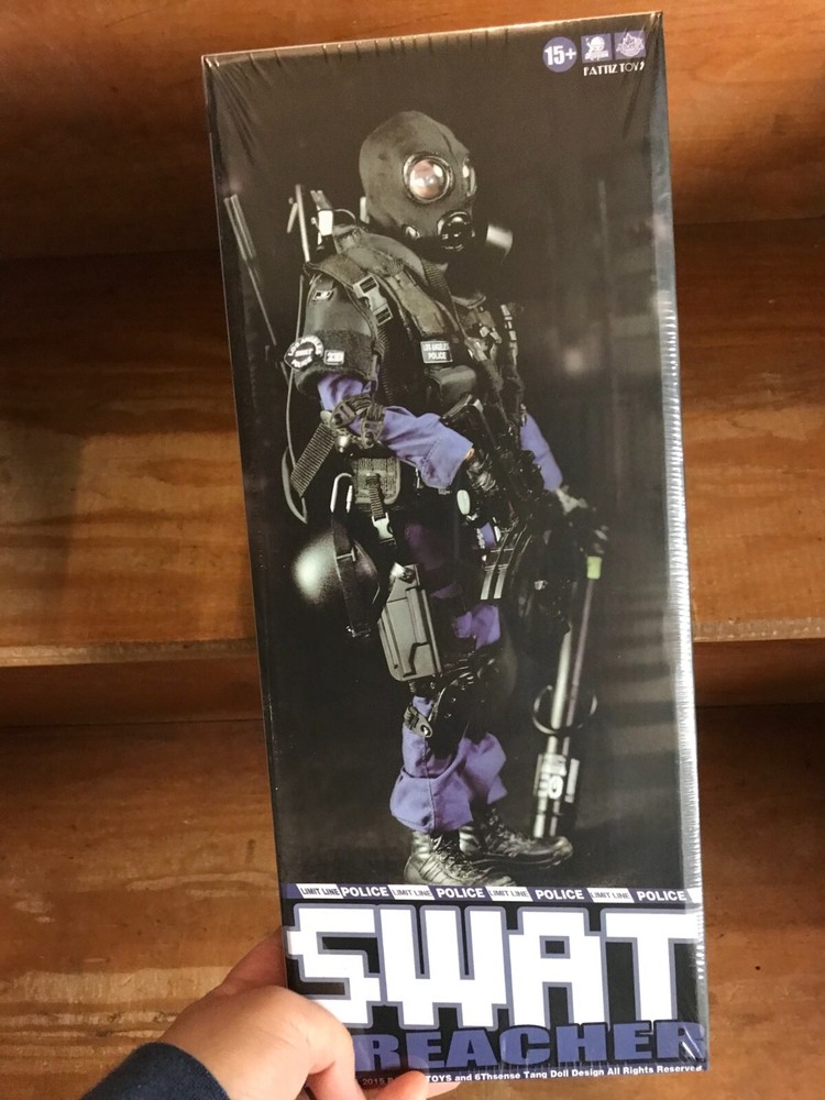 1/6 SWAT Solid Attacker Shielder Breacher Soldier 12″ Male Action Figure Set