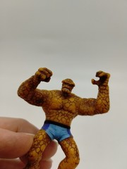 Marvel Heroes THING 2″ Mini Action Figure Miniature Poseable 2005 ToyBiz Tiny