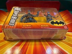 Mattel DC Super Heroes BATMAN BATGIRL 6″ 1:12 NEW MOC DCUC 2006 K3320 S3 2-pack