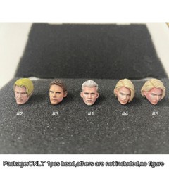 Premium 1/18 Johnny Depp / Dolph Lundgren Head Sculpt For 3.75″ Figure