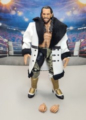 WWE Mattel Elite Top Picks 2024 Seth Rollins White Jacket Coat Wrestling Figure