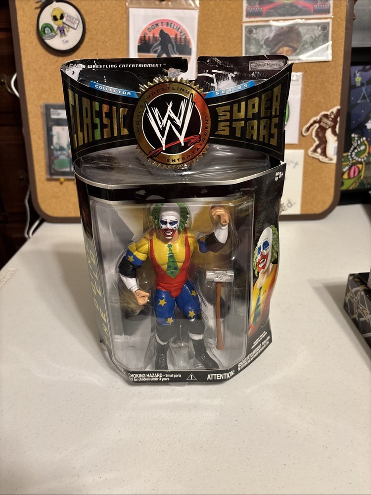 WWE Doink the Clown Jakks Classic Superstars Collector Series 2005 New in Box