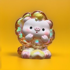 M Cute! Greedy Piglets Blind Box Confirmed Light Up Popcorn Chicken Figure