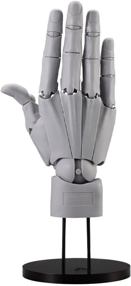Kotobukiya Takahiro Kagami Artist Reference Hand Model 1/1 Gray Right Figure