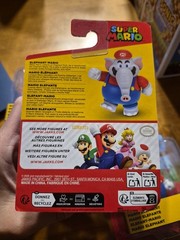Super Mario ELEPHANT MARIO 2.5 Inch Articulated Figure Jakks Pacific Toy