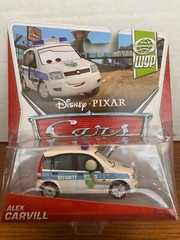 MATTEL DISNEY PIXAR CARS WGP ALEX CARVILL B10