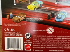 MATTEL DISNEY PIXAR CARS 3 #90 AIRBORNE SYNTHETIC RUBBER TIRES DEMO DERBY
