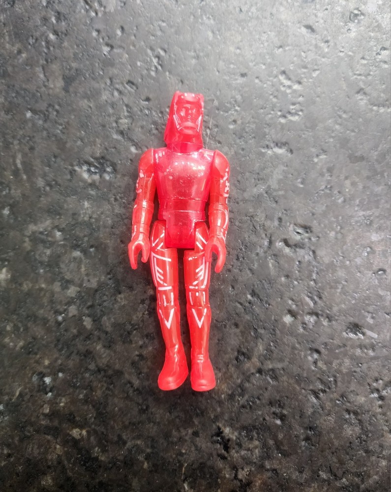 Vintage 1981 Tron Red Sark Tomy Walt Disney Movie Action Figure No Disk