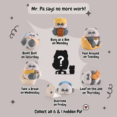 ToyCity MR. PA WORKING WEEK Series Blind Box Collectible NEW OPENED | You CHOOSE
