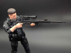 1/12 scale 3D printed heavy sniper rifle for classified valaverse marvel legends
