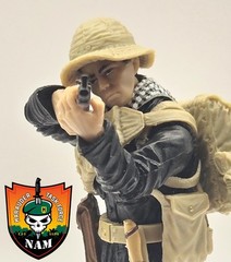VIETNAM Viet Cong Rifleman w/ Gear -Marauder GR 1:18 Scale 4″ GI Joe Type Figure