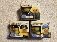 Mini Tubbz Cosplay Duck X3 Despicable Me Minions Lot Gru Mel & Pirate Stuart