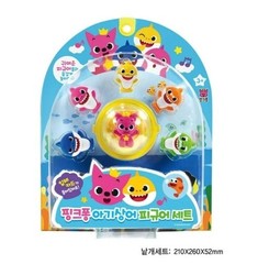 Pinkfong Baby Shark Family Figure Set 6P | Official Korea Toy | Kids Gift